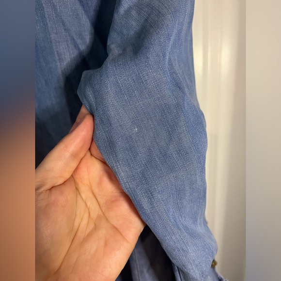 Velvet Heart Women’s Clothing Jean Jacket Button Up Embroidered Size Medium - Picture 8 of 16